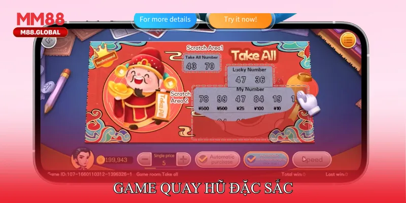 Game quay hũ đặc sắc